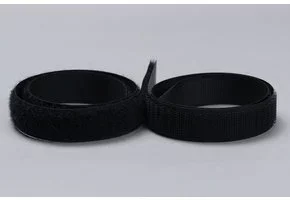 Klittenband Opnaaien Zwart 20mm