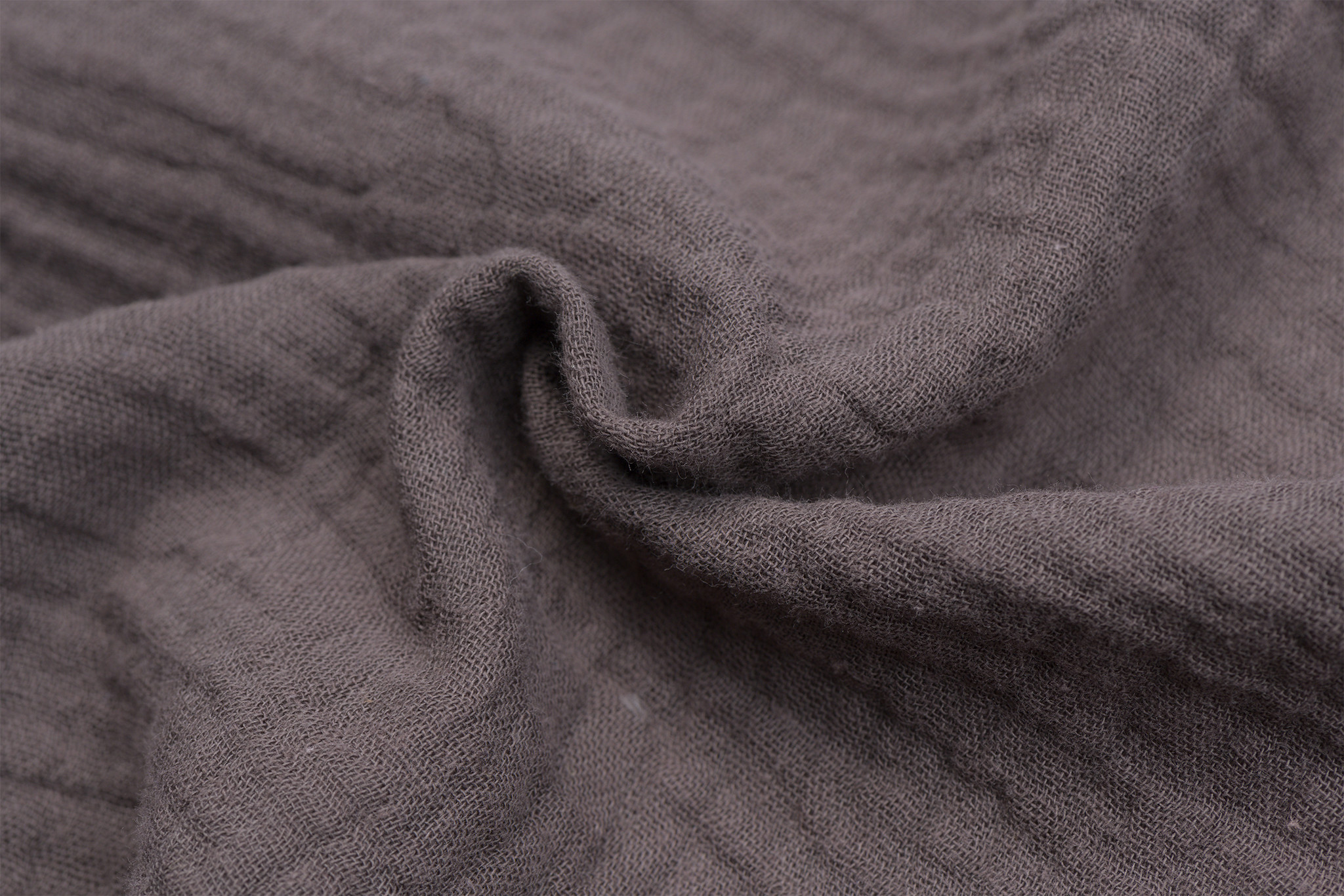 Hydrofiel Stof Dusty Bruin – Zacht, Ademend en Duurzaam