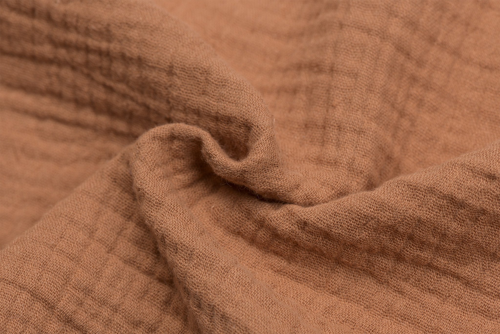 Hydrofiel Stof Goudbruin – Zacht, Ademend en Duurzaam
