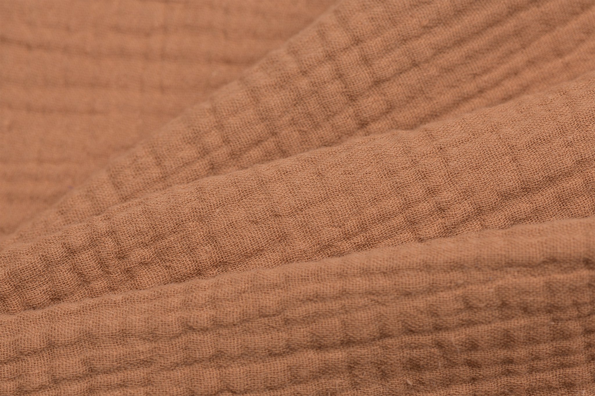 Hydrofiel Stof Goudbruin – Zacht, Ademend en Duurzaam