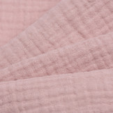 Hydrofiel Stof Dusty Roze – Zacht, Ademend en Duurzaam