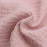 Hydrofiel Stof Dusty Roze – Zacht, Ademend en Duurzaam