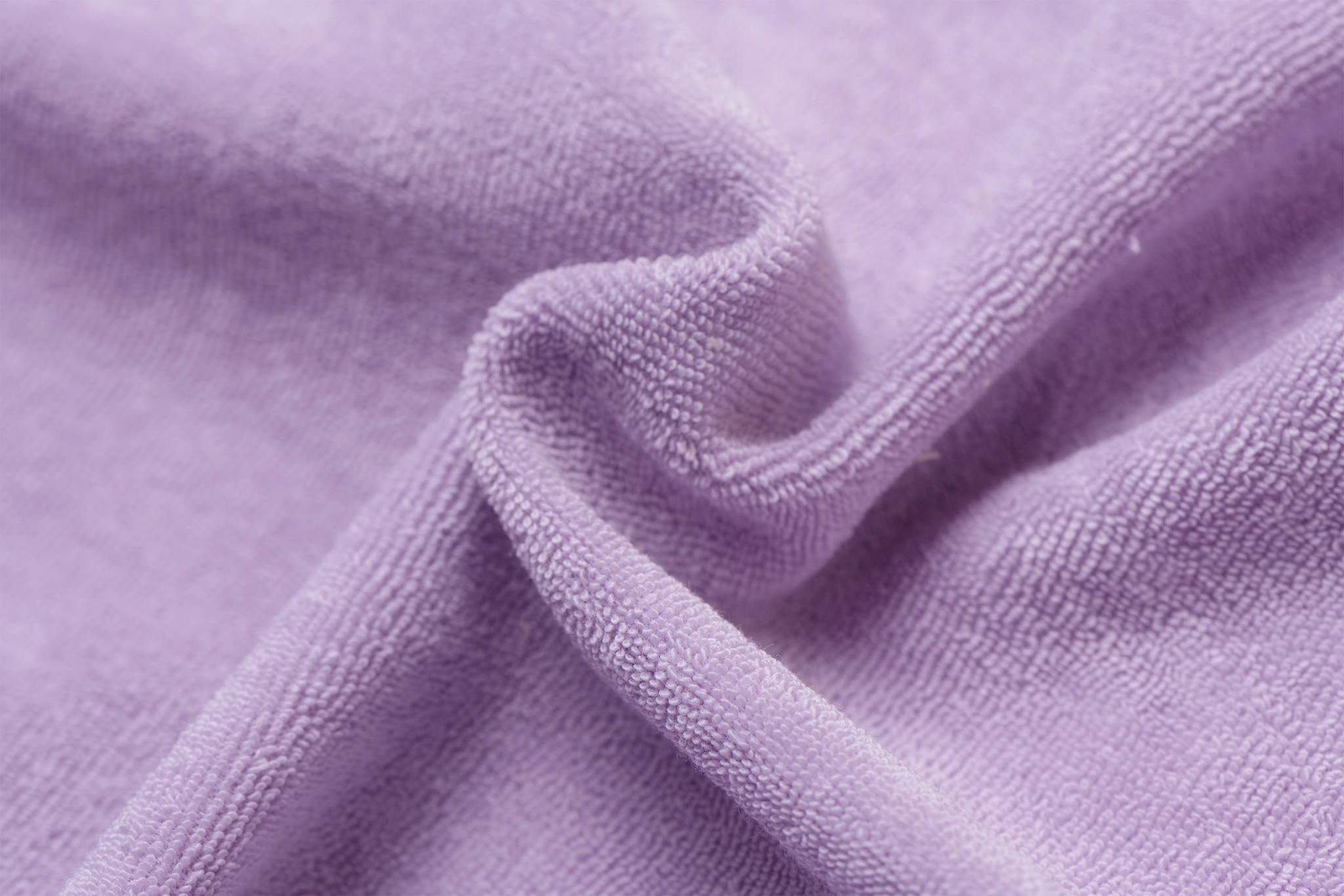 Stretch Badstof Pastel Lila – Zacht, Rekbaar & Comfortabel