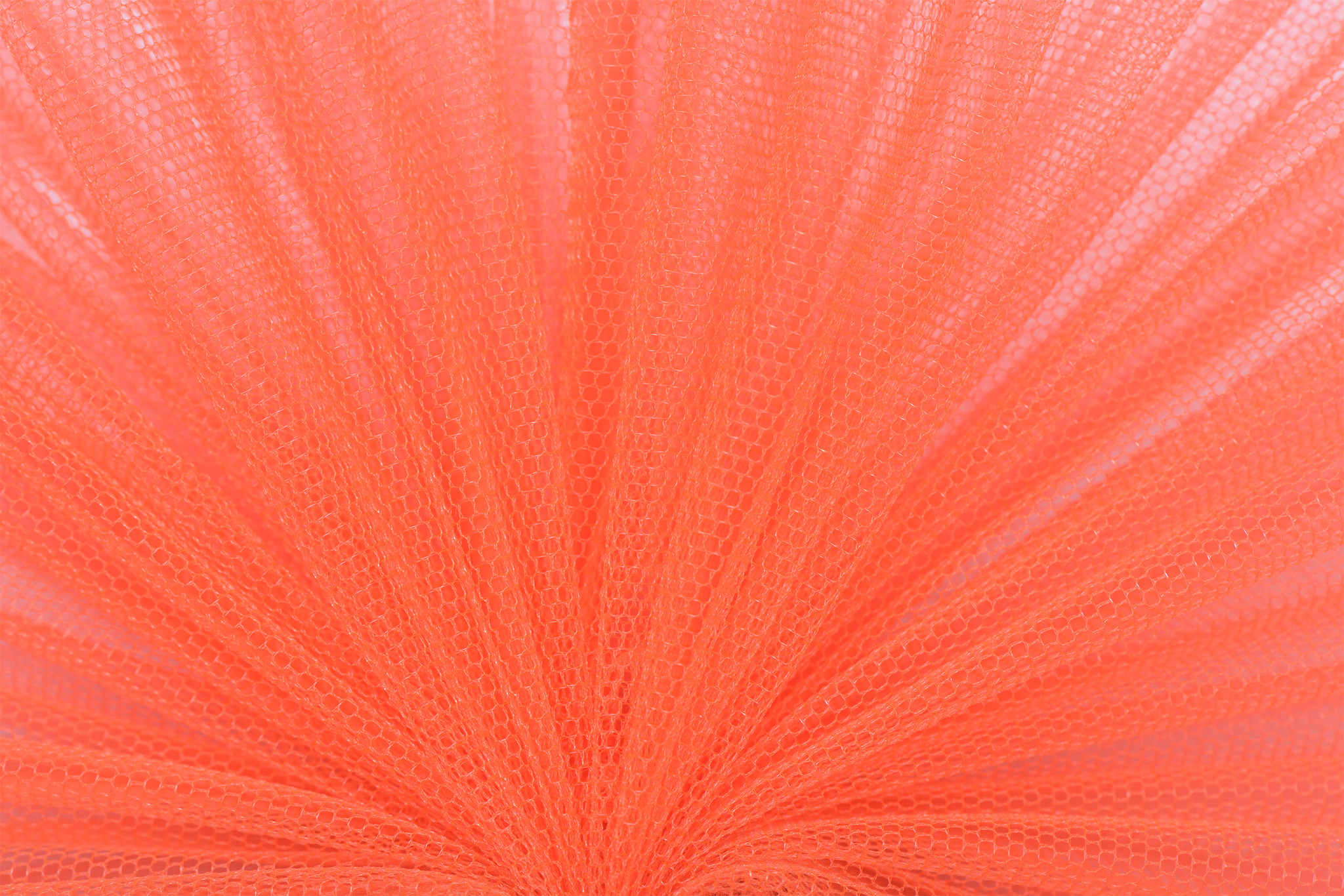 Sparkling Glamour Tule Fluoriserend Orange / Cerise