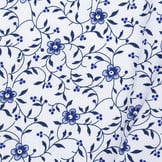 Folklore bloemen blauw