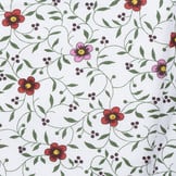 Folklore bloemen rood