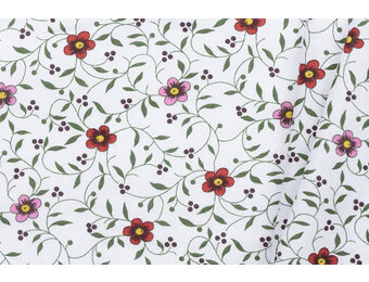 Folklore bloemen rood