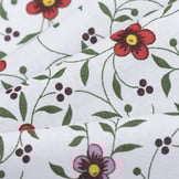 Folklore bloemen rood