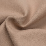 Katoen Flanel Stof Cacao Bruin