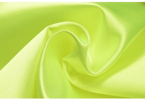 Satijn fluorescerend citroen geel