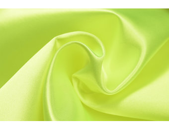 Satijn fluorescerend citroen geel