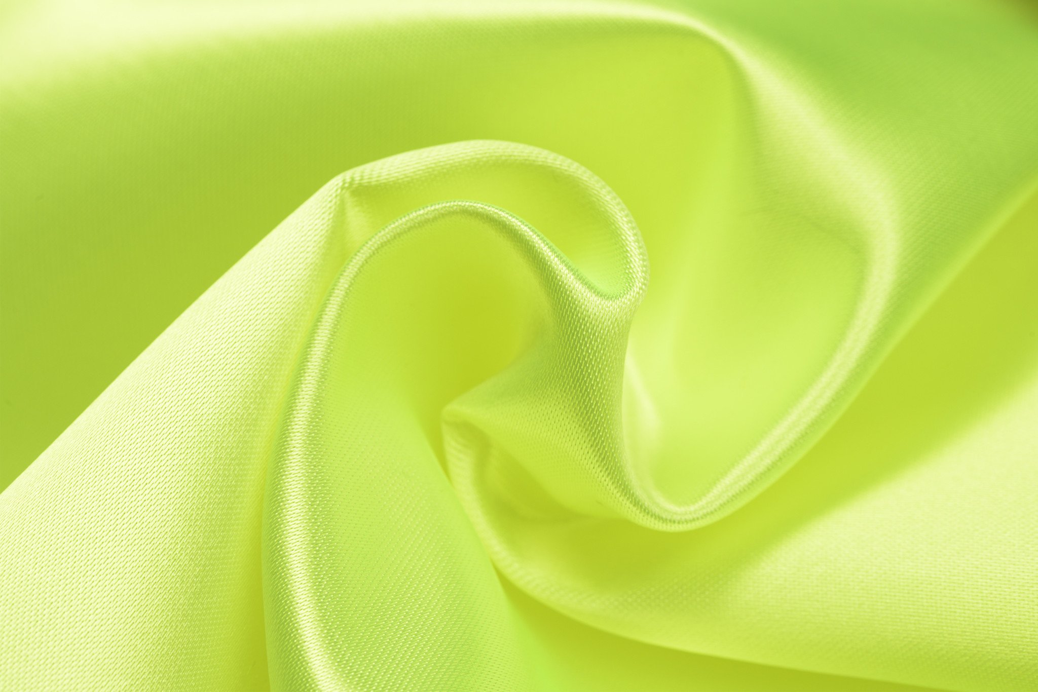 Satijn fluorecerend citroen geel