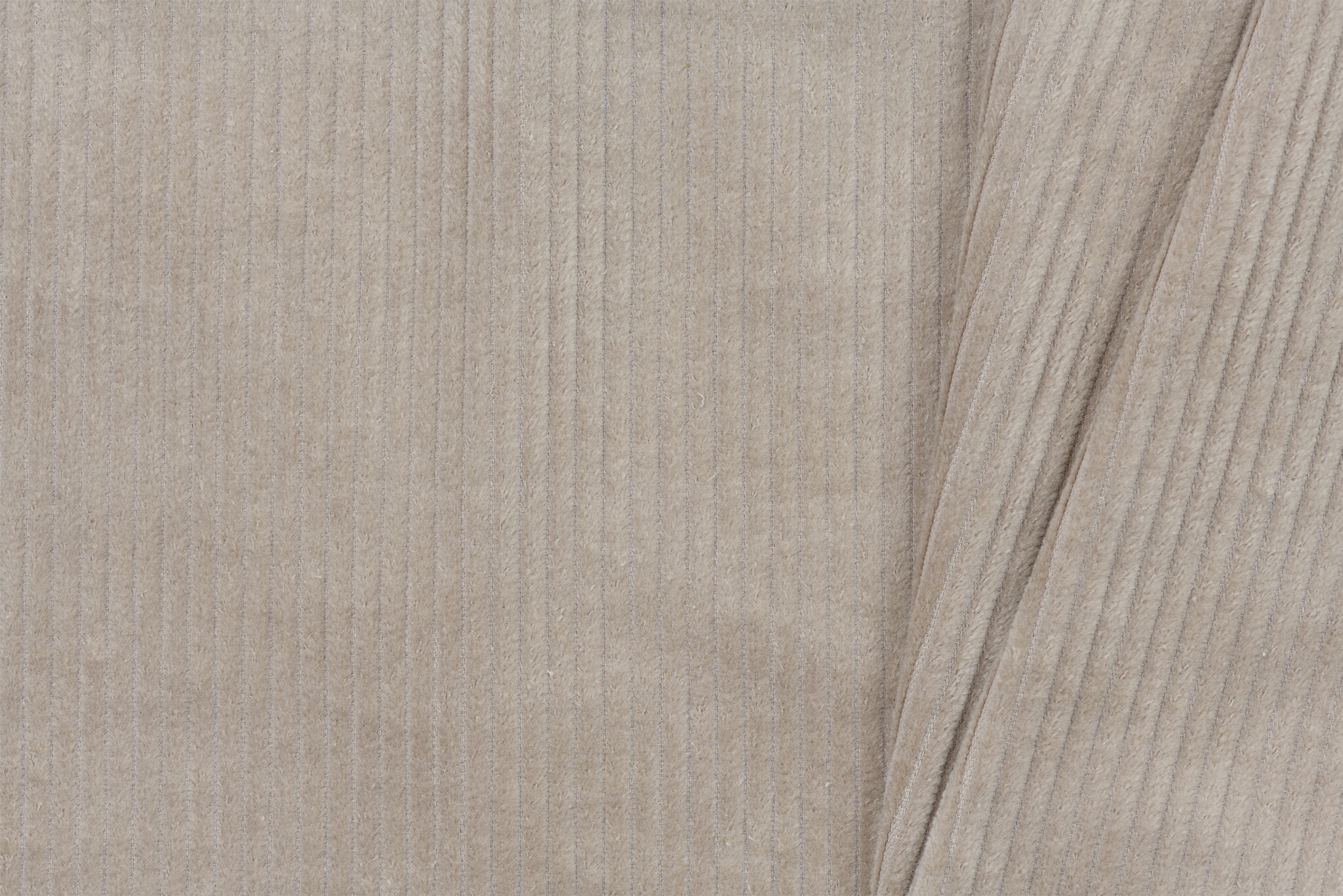 Brede Ribcord Katoen Sand