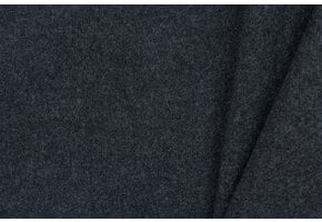 Mantelstof Softcoat Antraciet Melange