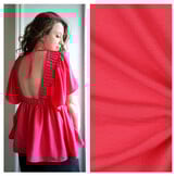 Papillon Stof Magenta