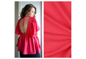 Papillon Stof Magenta