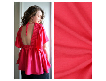 Papillon Stof Magenta