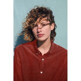 Corduroy High Low Beige