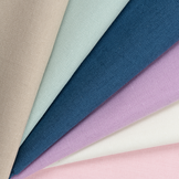 Organic Katoen Poplin Zwart