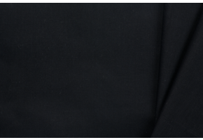 Organic Katoen Poplin Zwart