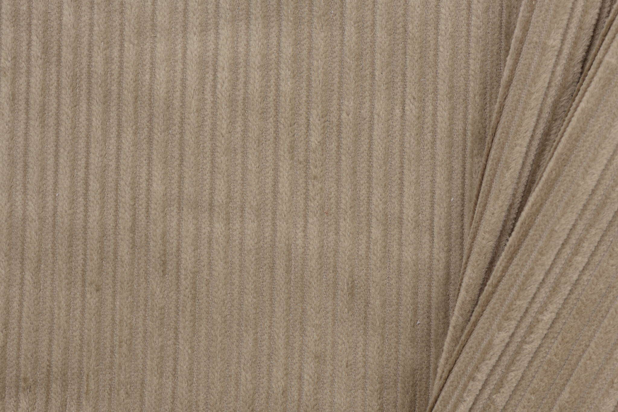 Corduroy High Low Beige