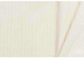 Corduroy High Low Ecru