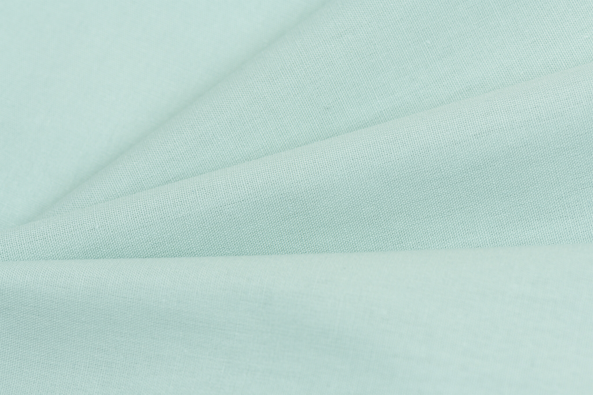 Organic Katoen Poplin Dusty Mint