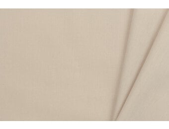 Organic Katoen Poplin Beige