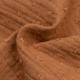 Hydrofiel Stof Dobby - Cognac