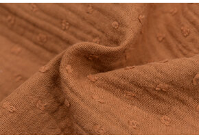 Hydrofiel Stof Dobby - Cognac