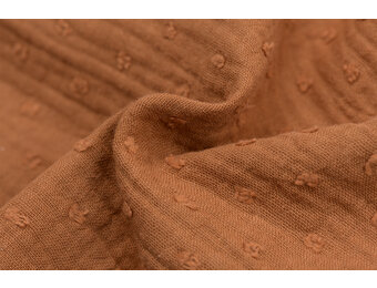Hydrofiel Stof Dobby - Cognac