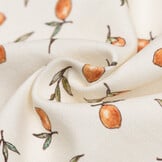 Jersey Katoen Digitale Print - Vintage Citroenen Beige