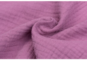 Baby Cotton – Mousseline Stof - Oud Lila