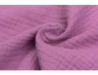 Baby Cotton – Mousseline Stof - Oud Lila