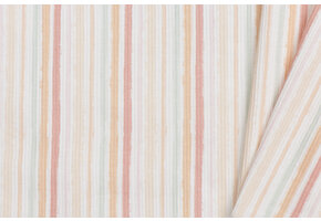 Rib Jersey Stof -  Lengtestreep Pastel