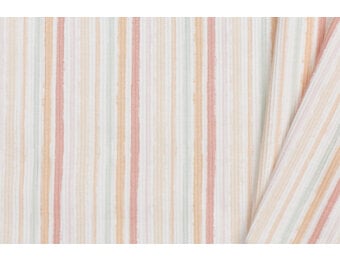 Rib Jersey Stof -  Lengtestreep Pastel