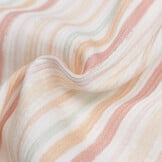 Rib Jersey Stof -  Lengtestreep Pastel
