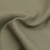 Rib Jersey Stof Olijf