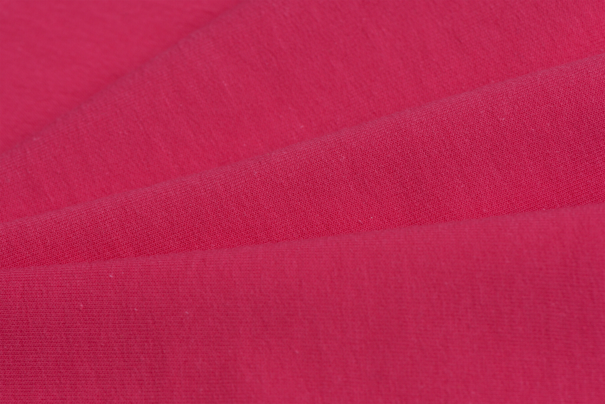 Katoenen Sweatstof Brushed Cerise