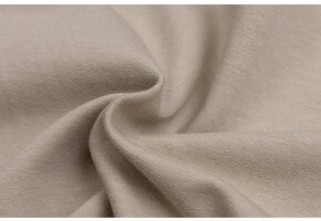 Katoenen Sweatstof Brushed Sand