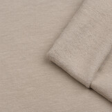 Katoenen Sweatstof Brushed Sand