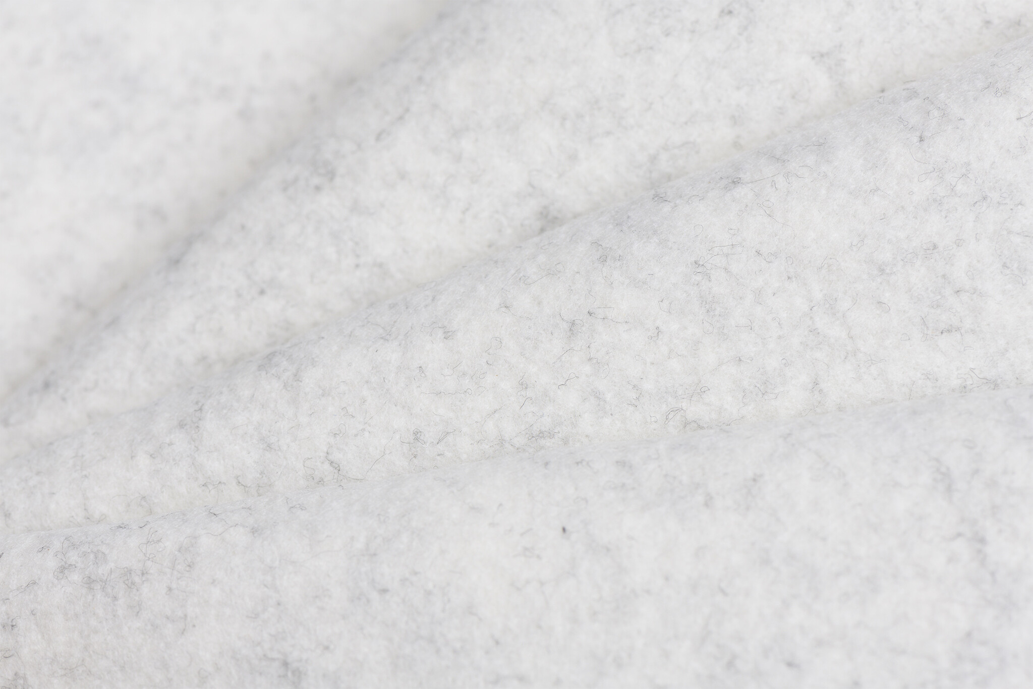 Tassenvilt 3mm off white melange