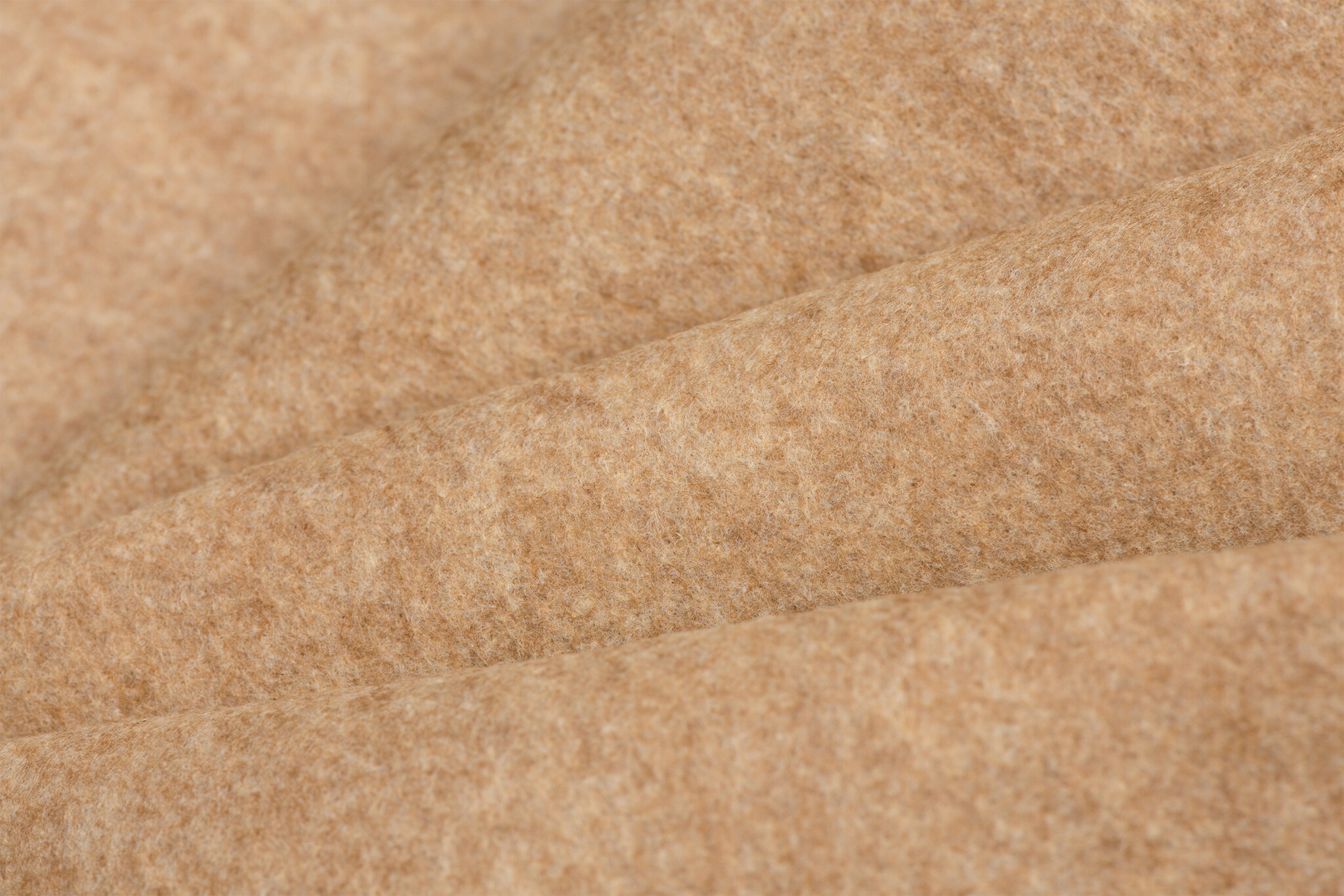 Tassenvilt 3mm camel melange