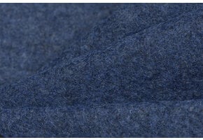 Tassenvilt 3mm blauw melange
