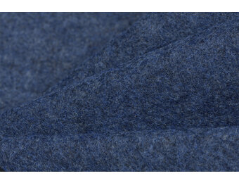 Tassenvilt 3mm blauw melange