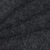 Tassenvilt 3mm donkergrijs melange