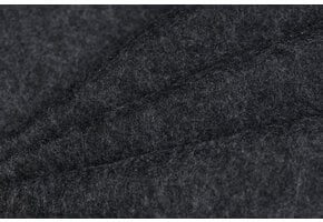 Tassenvilt 3mm donkergrijs melange
