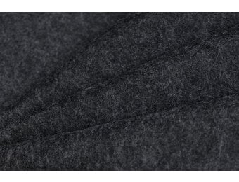Tassenvilt 3mm donkergrijs melange