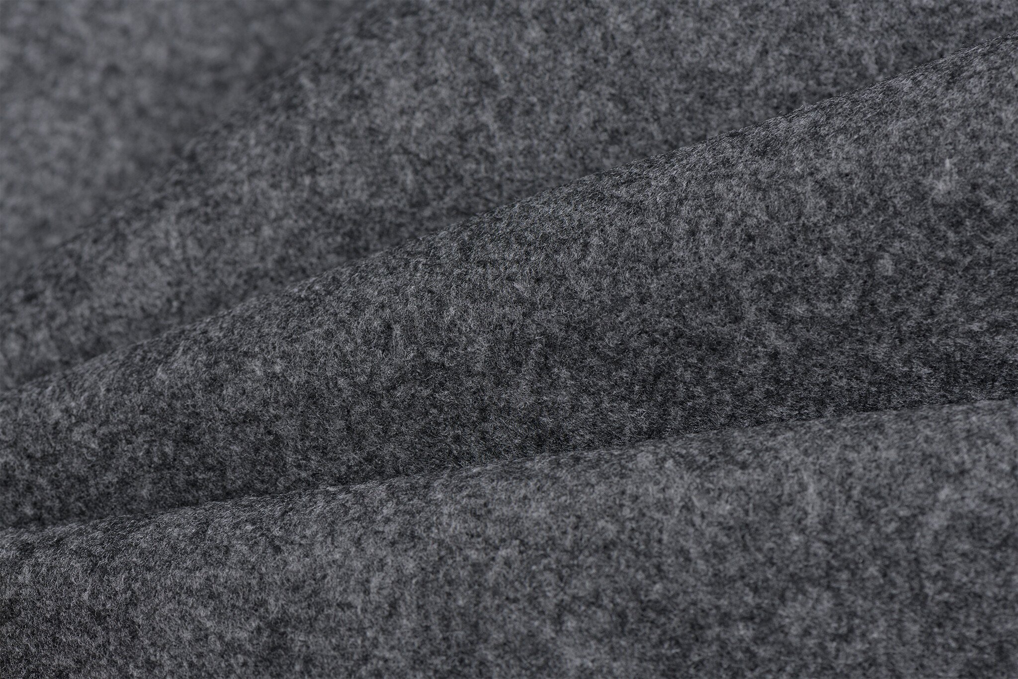 Tassenvilt 3mm midden grijs melange