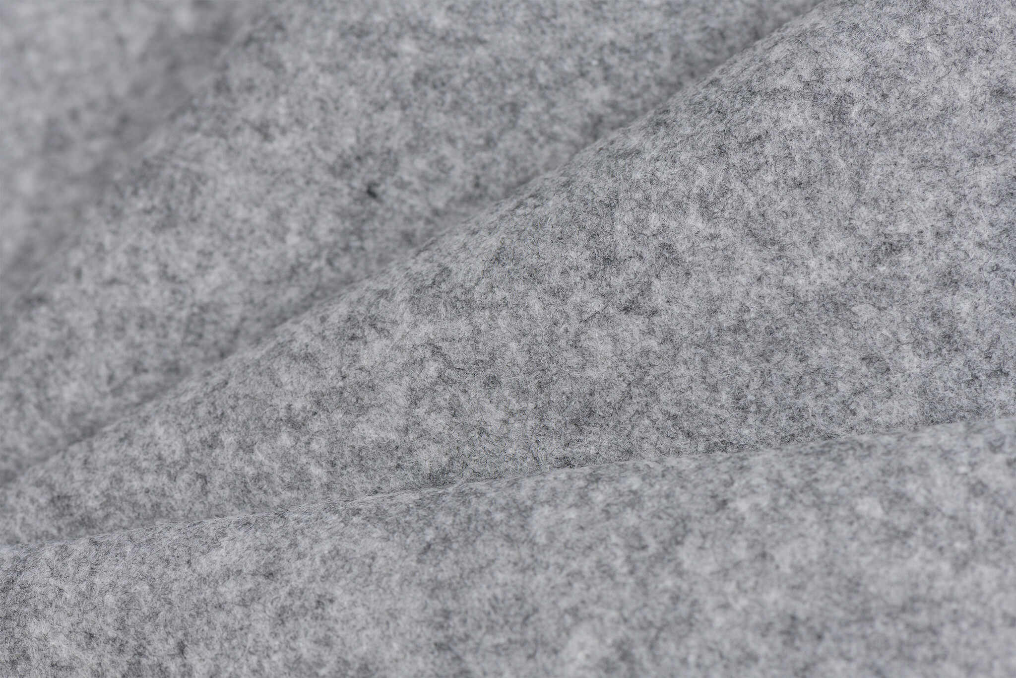 Tassenvilt 3mm grijs melange